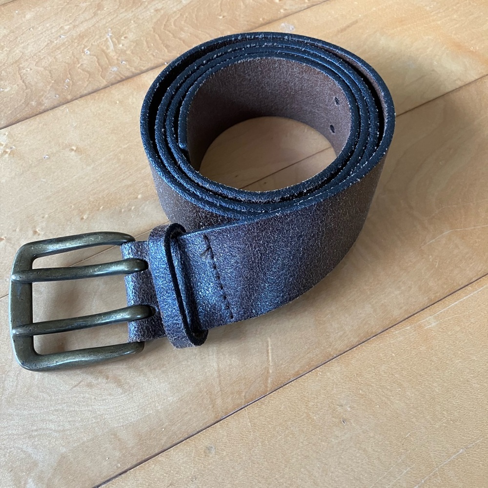 Express genuine leather belt